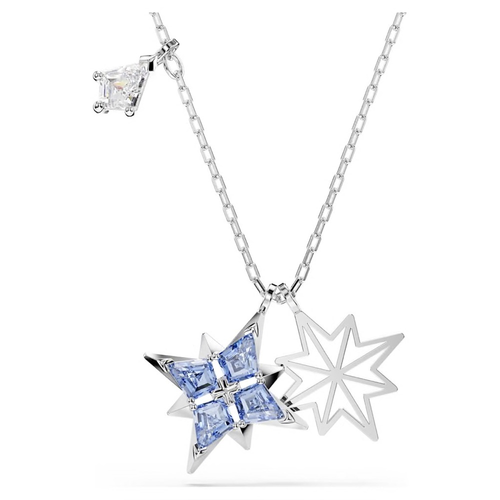 Swarovski Swarovski Crystal Symbolica pendant Star, Blue, Rhodium plated NEW